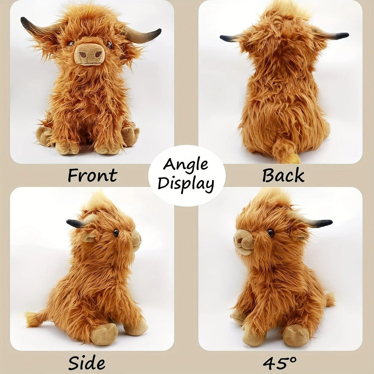 Dayhills | Fluffy Highland Cuddle – Soft Cow for Young and Old