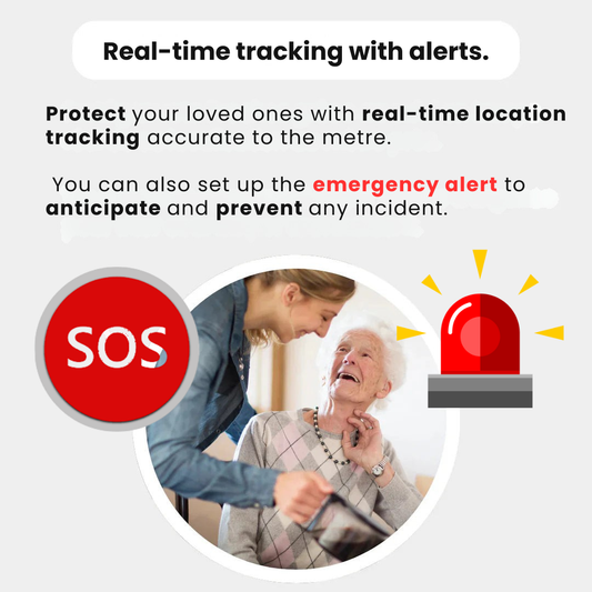 Dayhills | GPS Tracker for Seniors | Real-Time Tracking, Waterproof & No Subscription Fees for Peace of Mind