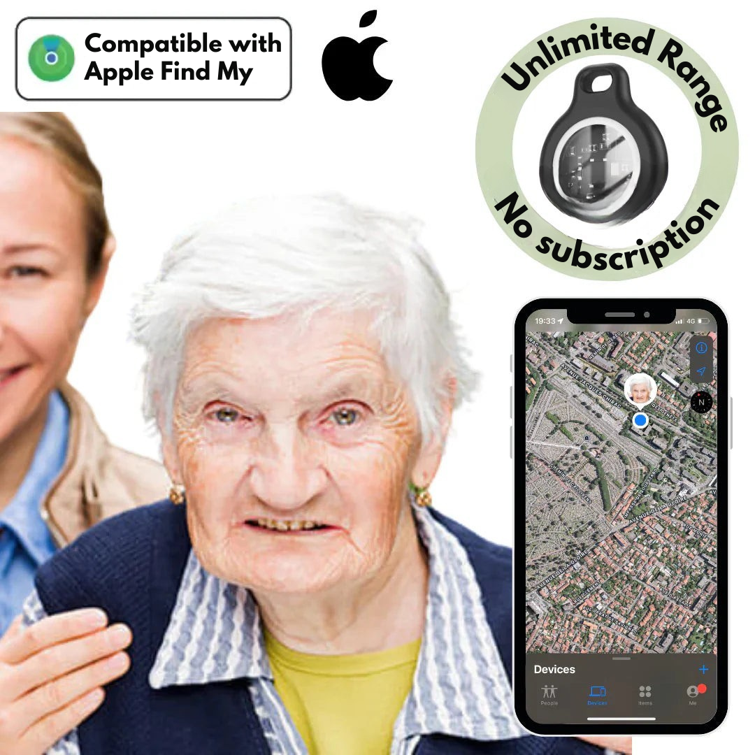 Dayhills | GPS Tracker for Seniors | Real-Time Tracking, Waterproof & No Subscription Fees for Peace of Mind