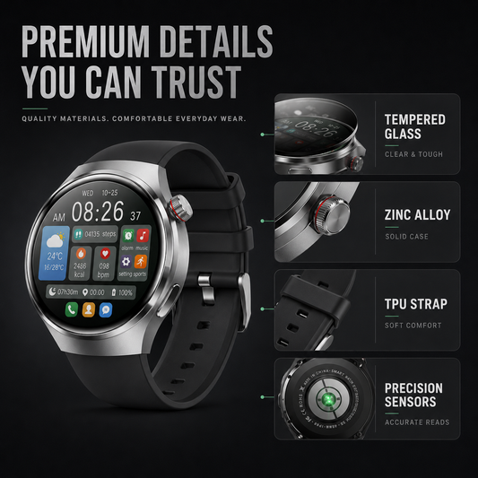 Dayhills | Health Smartwatch with Blood Pressure Tracker