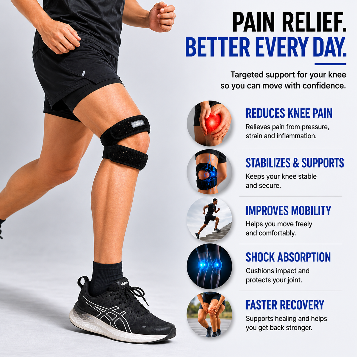 Dayhills | KnevoPro Adjustable Patellar Support Strap