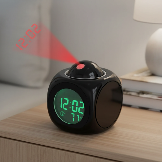 Dayhills | LuminovaCube Digital Projection Alarm Clock