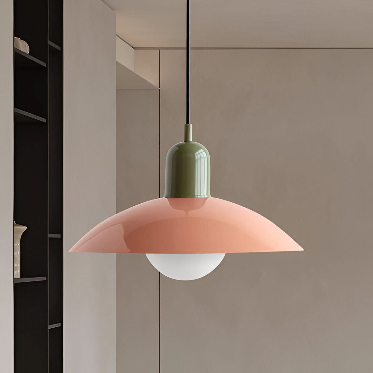 Dayhills | Modern Macaron Bauhaus Pendant Light – Iron Shade
