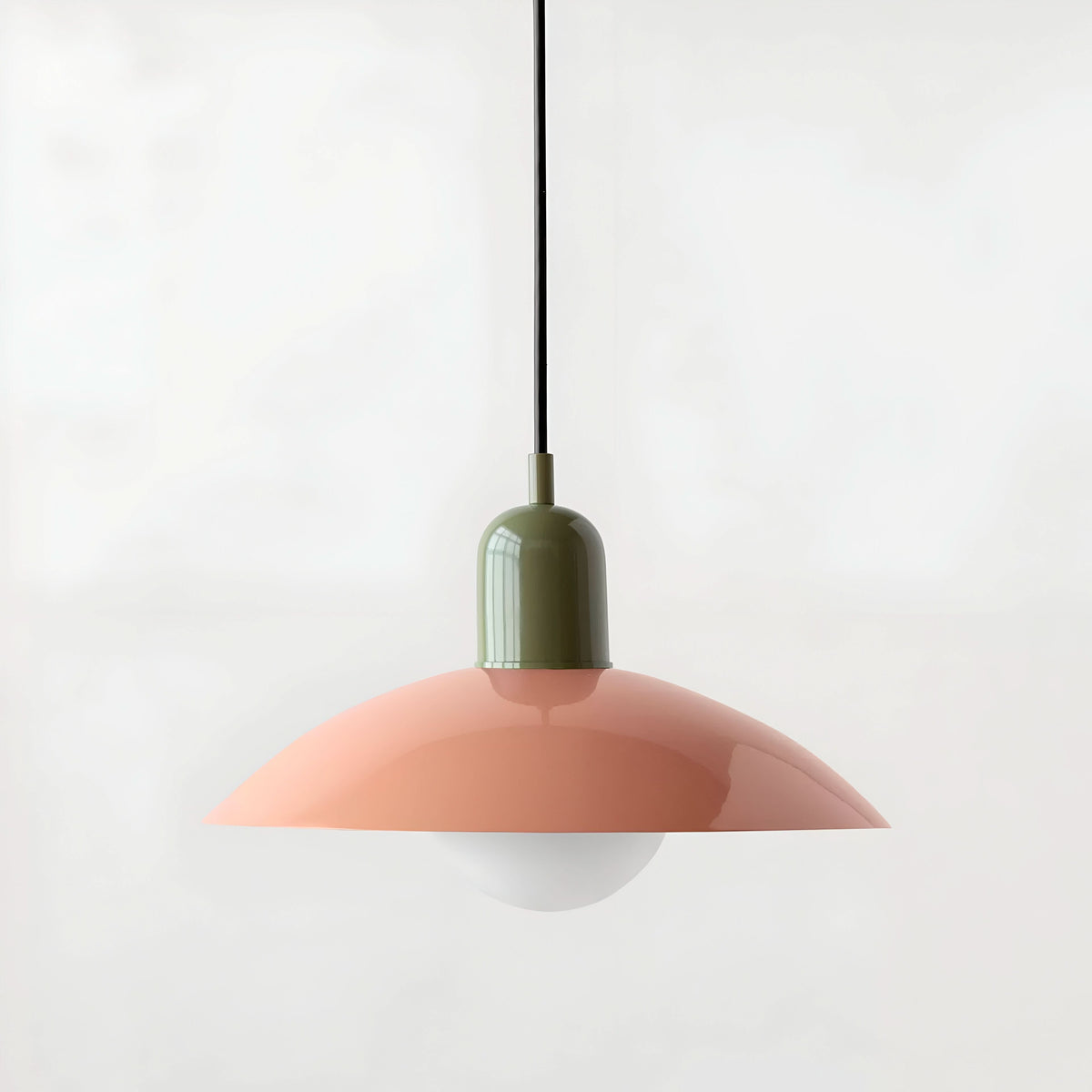 Dayhills | Modern Macaron Bauhaus Pendant Light – Iron Shade