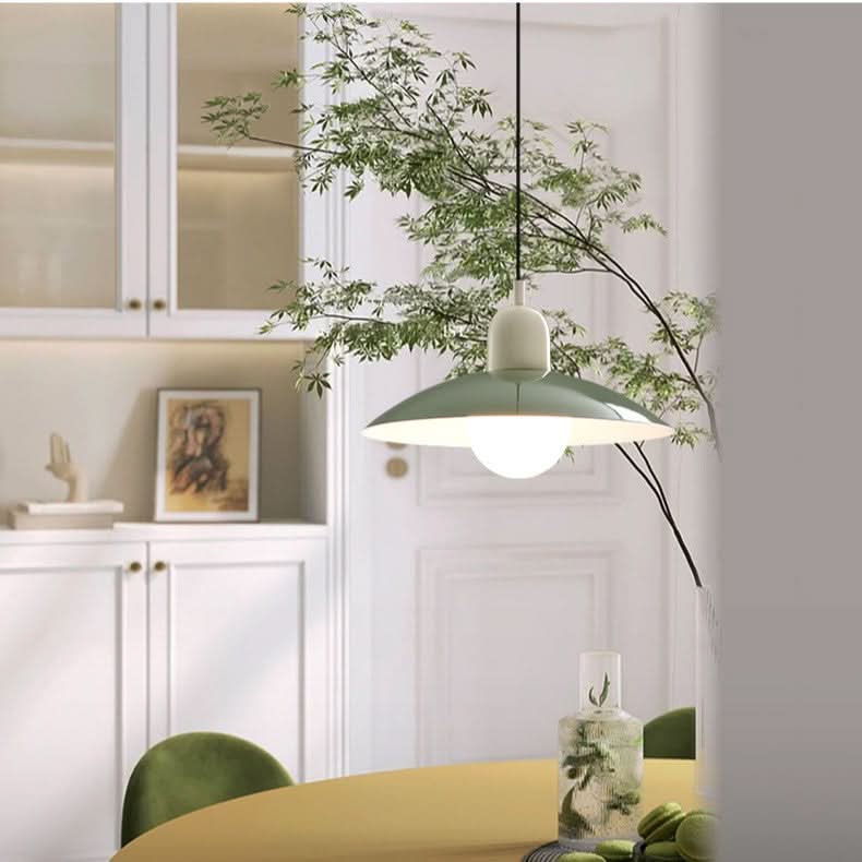 Dayhills | Modern Macaron Bauhaus Pendant Light – Iron Shade