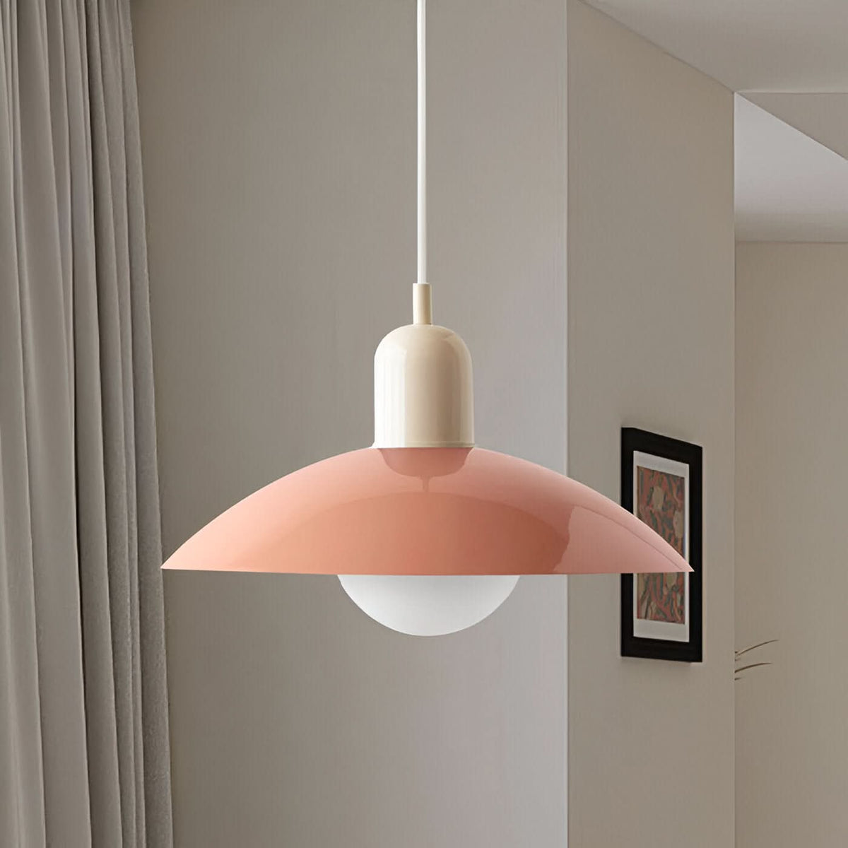 Dayhills | Modern Macaron Bauhaus Pendant Light – Iron Shade