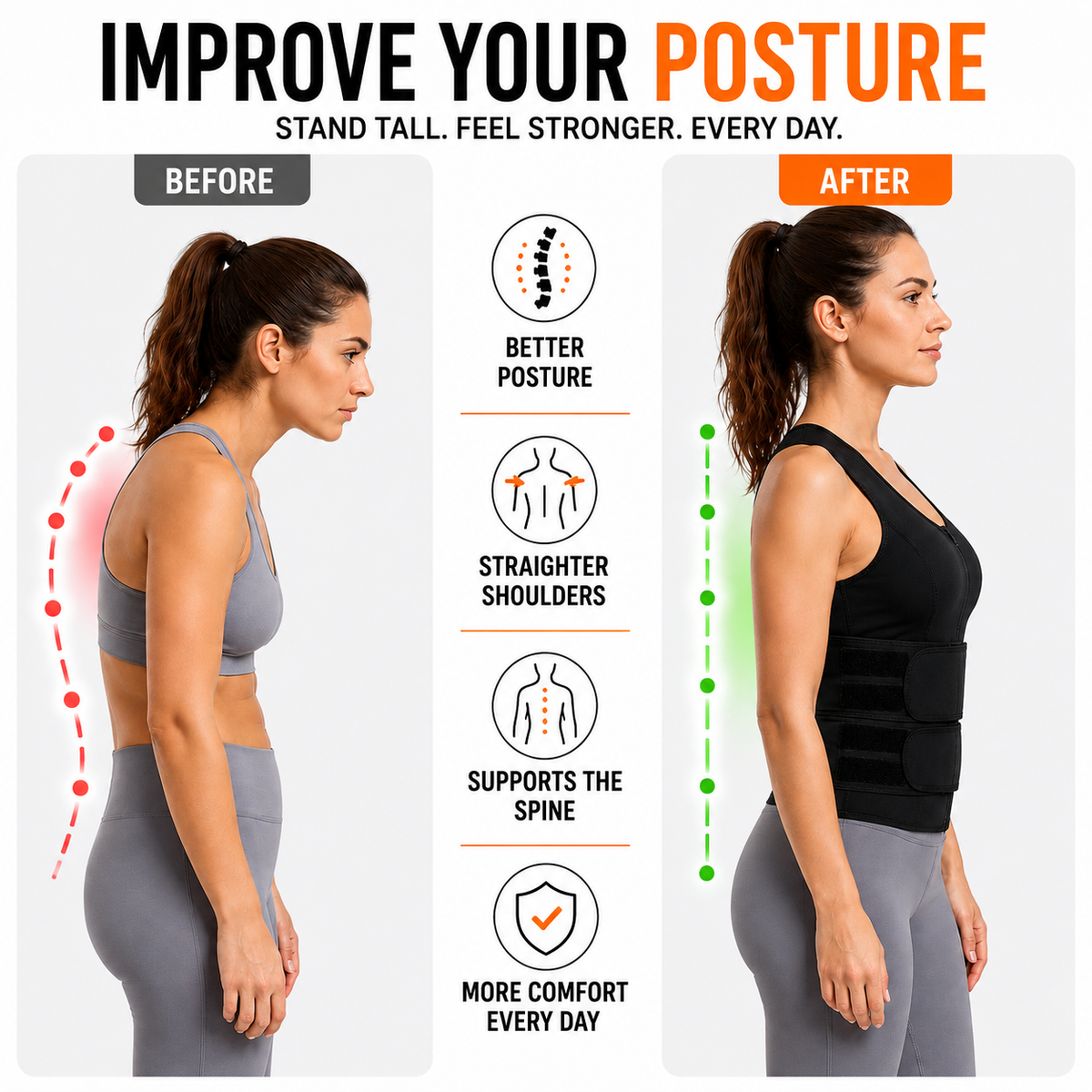 Dayhills | PostuFlexor Adjustable Clavicle Posture Brace