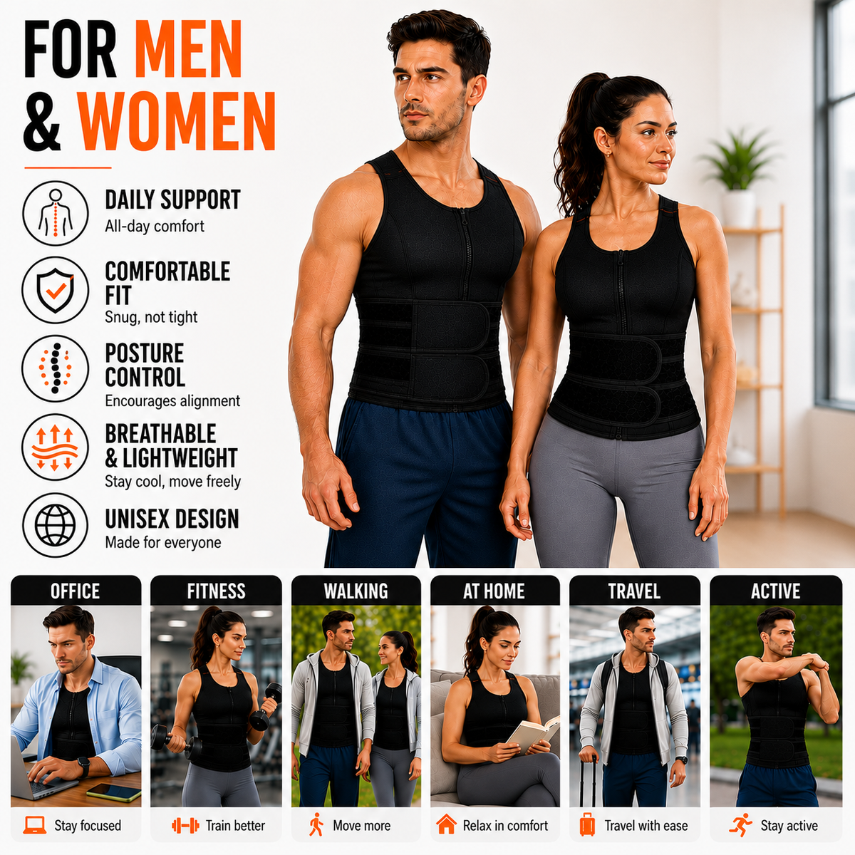 Dayhills | PostuFlexor Adjustable Clavicle Posture Brace