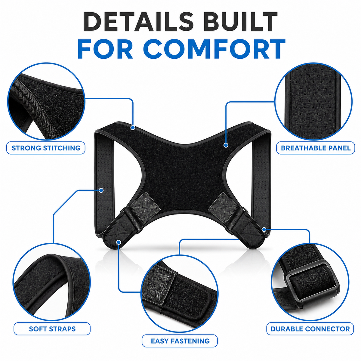 Dayhills | PostuSure Adjustable Shoulder Posture Brace