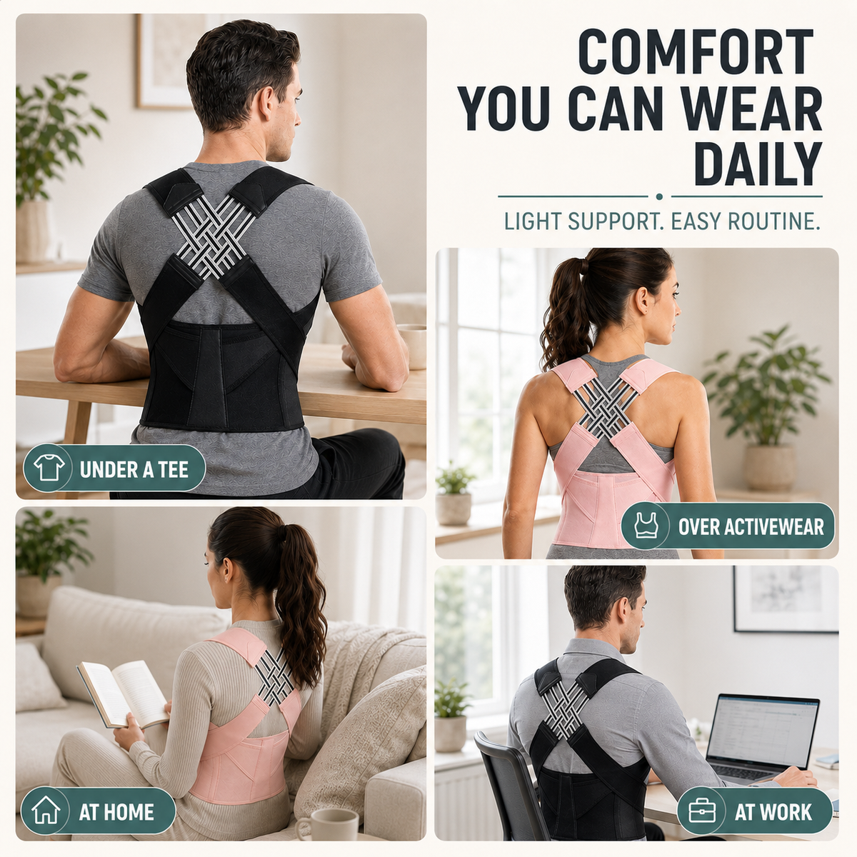 Dayhills | Postuvera Adjustable Posture Support Brace
