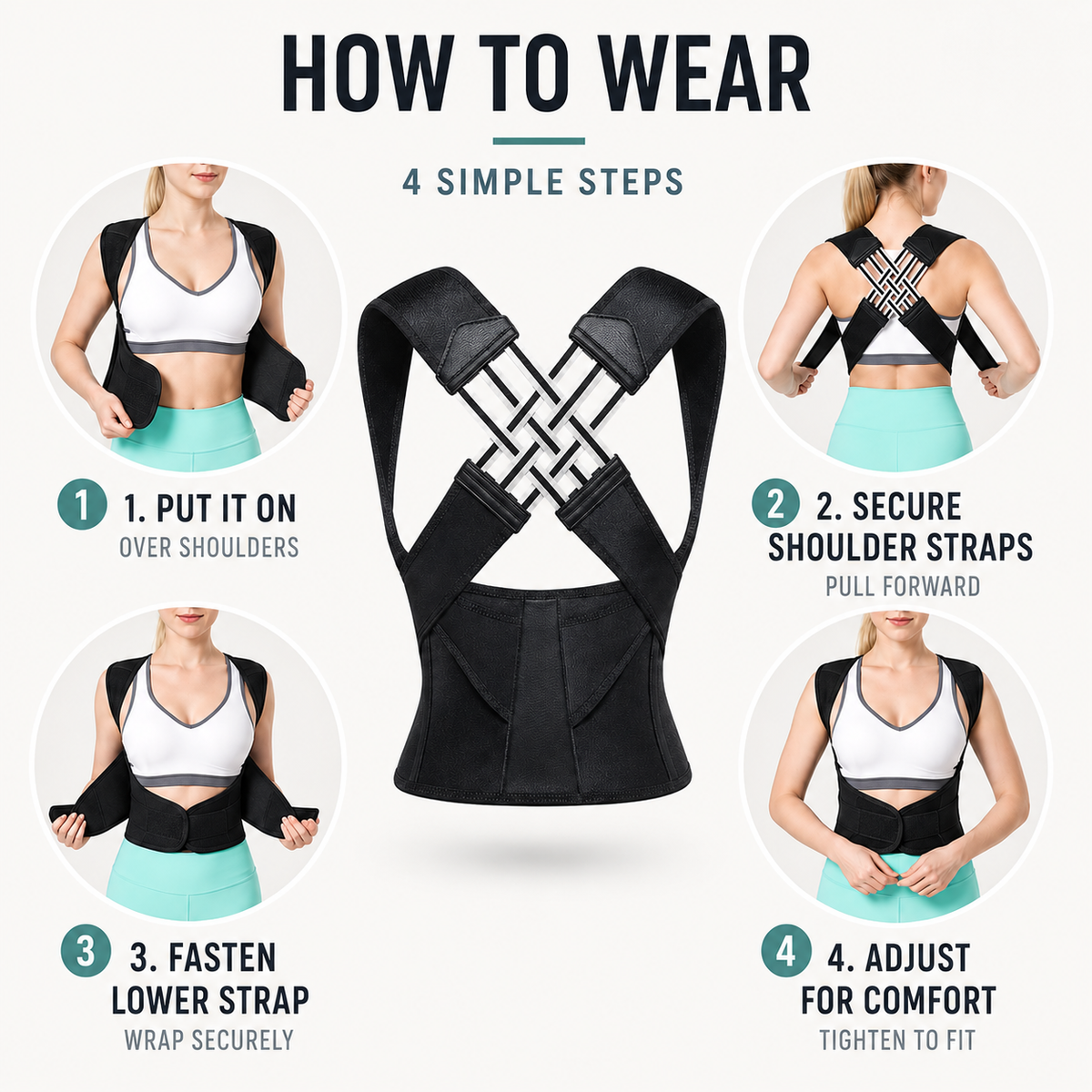 Dayhills | Postuvera Adjustable Posture Support Brace