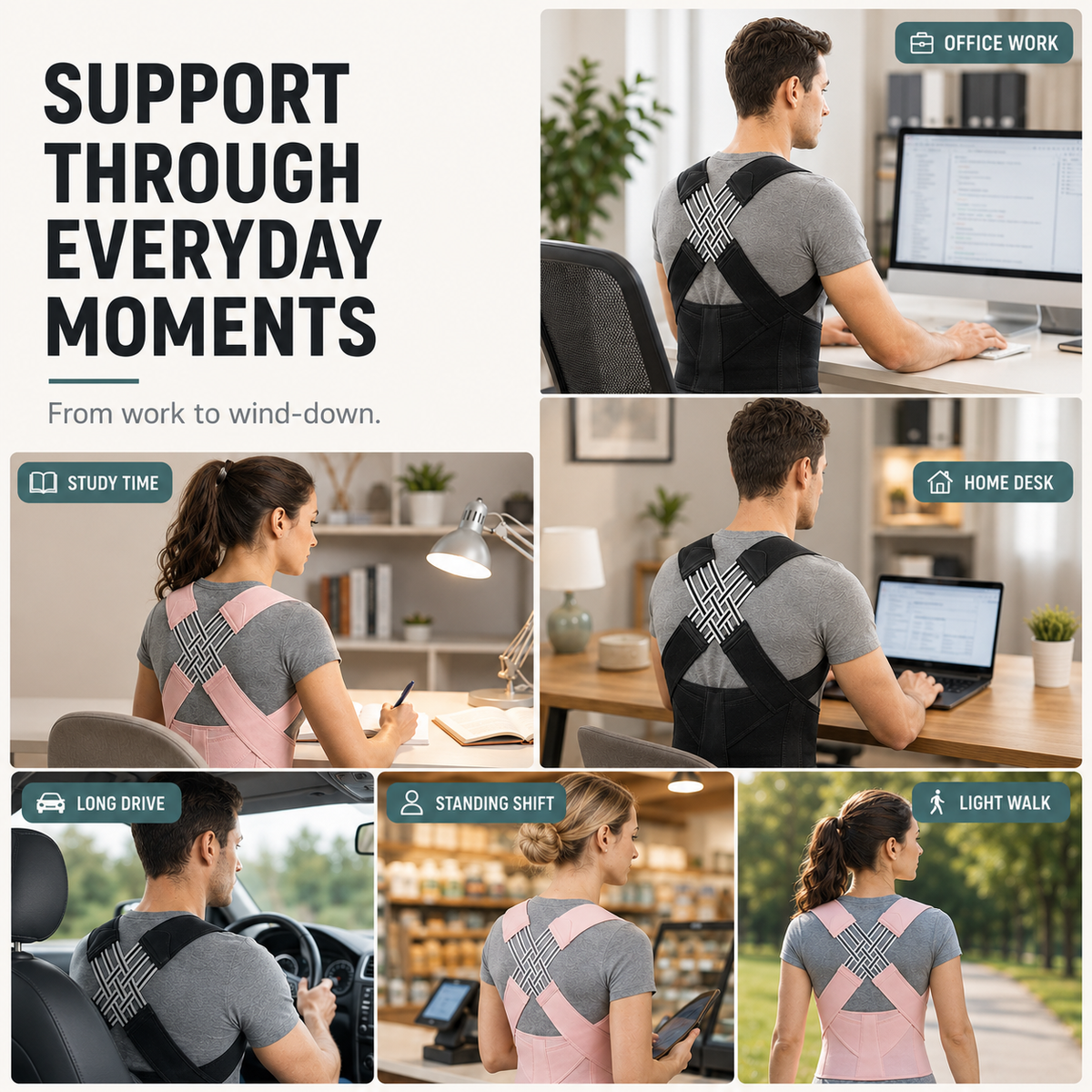 Dayhills | Postuvera Adjustable Posture Support Brace