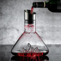 Dayhills | Premium Wine Decanter | Lead-Free Crystal with Quick Aeration & Filtration for Enhanced Flavor Experience