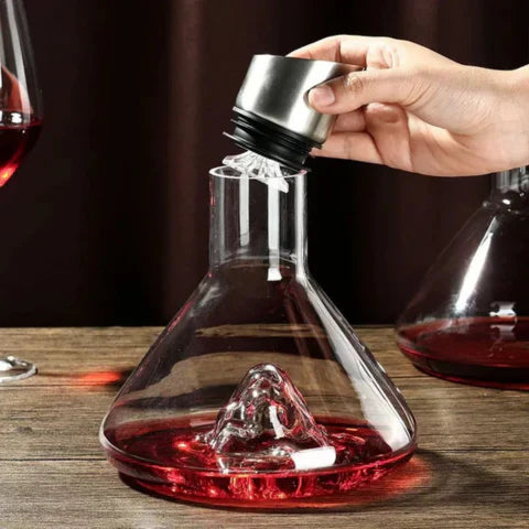 Dayhills | Premium Wine Decanter | Lead-Free Crystal with Quick Aeration & Filtration for Enhanced Flavor Experience
