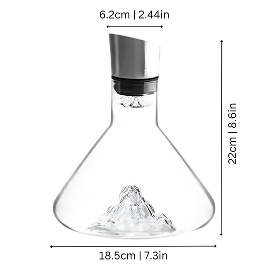 Dayhills | Premium Wine Decanter | Lead-Free Crystal with Quick Aeration & Filtration for Enhanced Flavor Experience