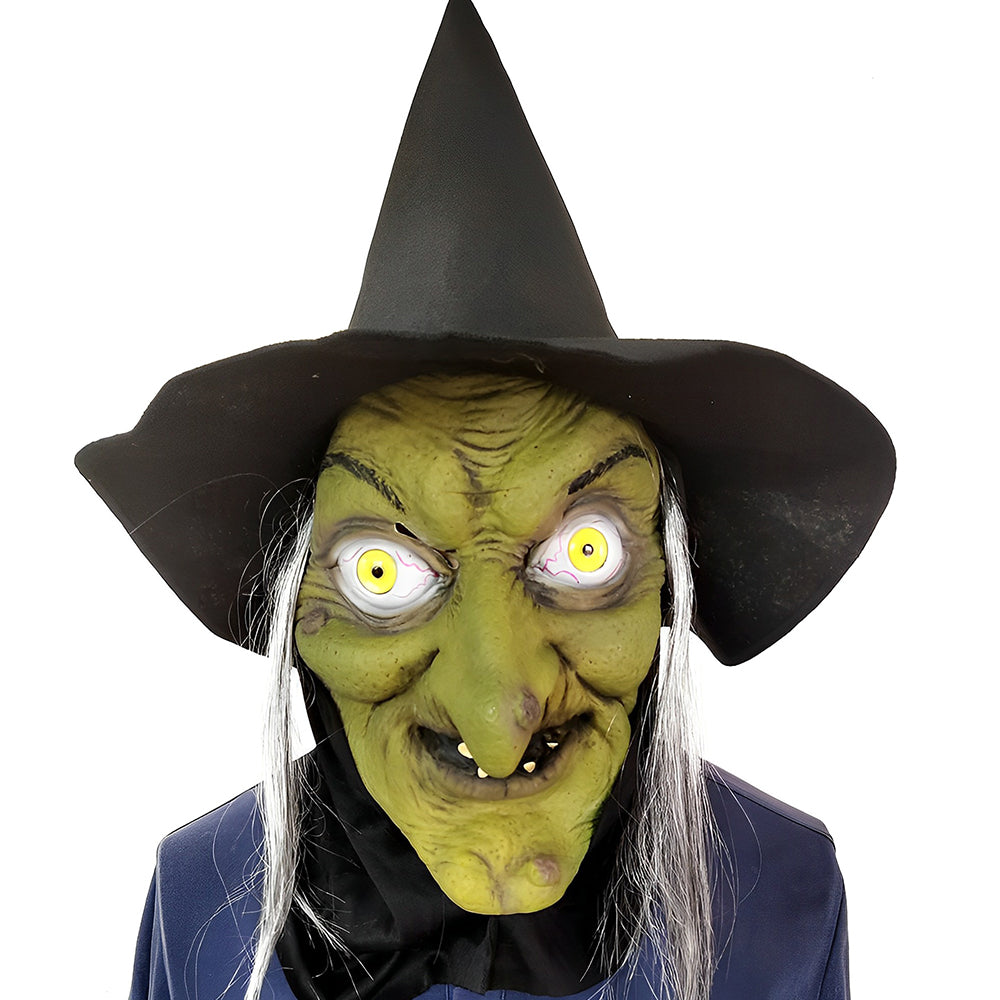 Dayhills | Realistic Old Man Mask – Halloween and Cosplay Latex Mask with Movable Mouth