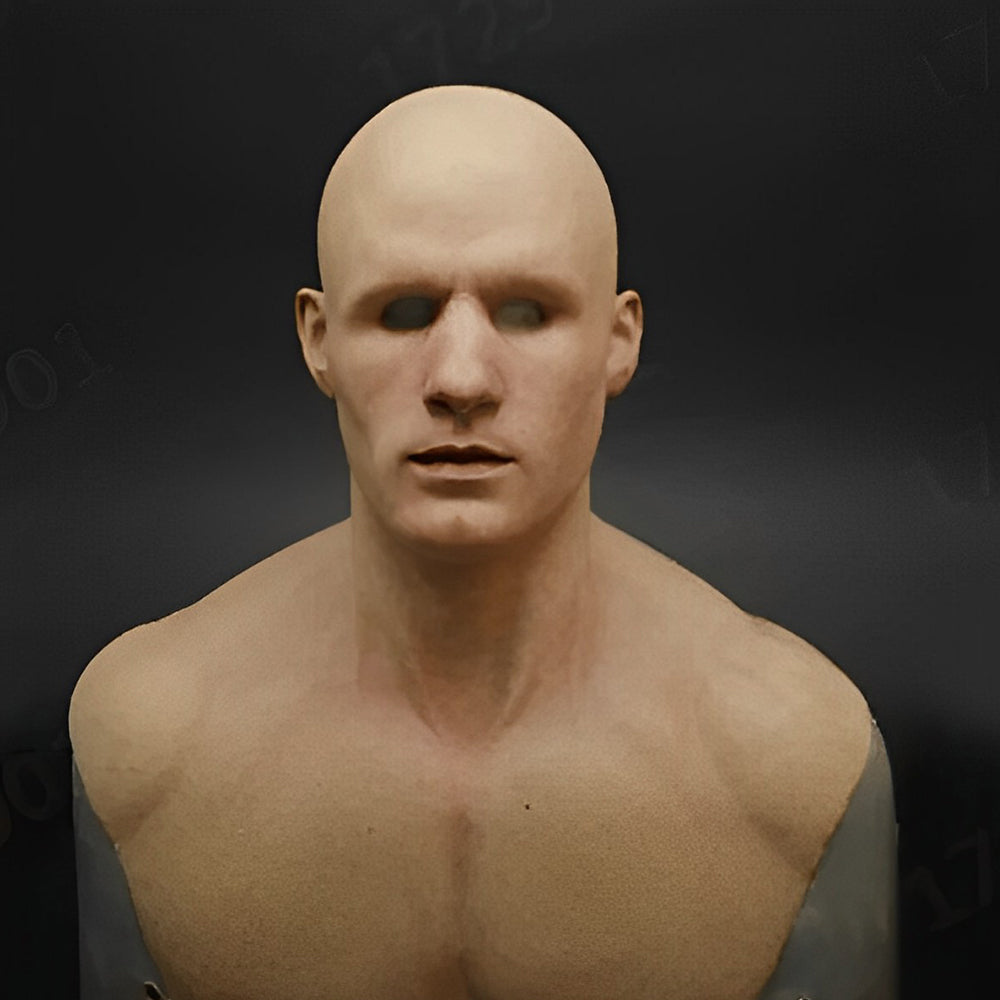 Dayhills | Realistic Old Man Mask – Halloween and Cosplay Latex Mask with Movable Mouth