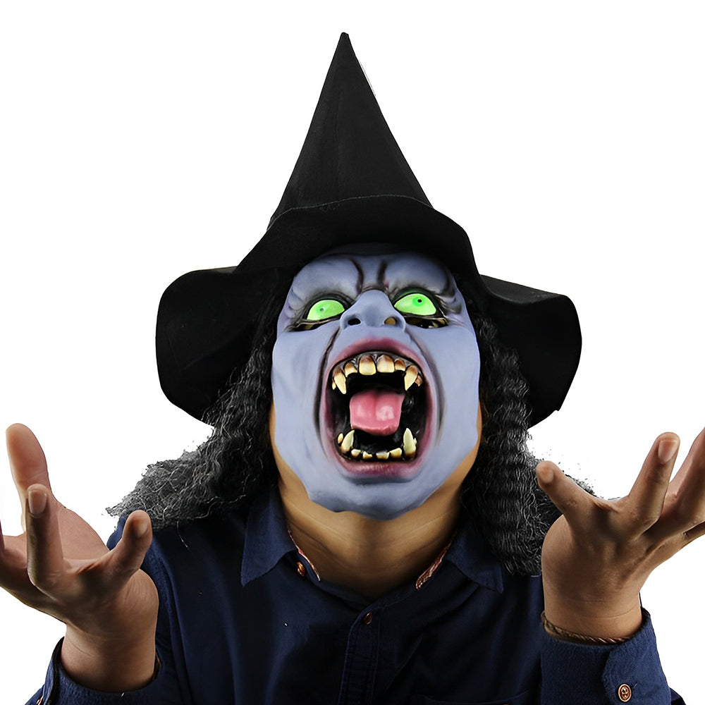 Dayhills | Realistic Old Man Mask – Halloween and Cosplay Latex Mask with Movable Mouth