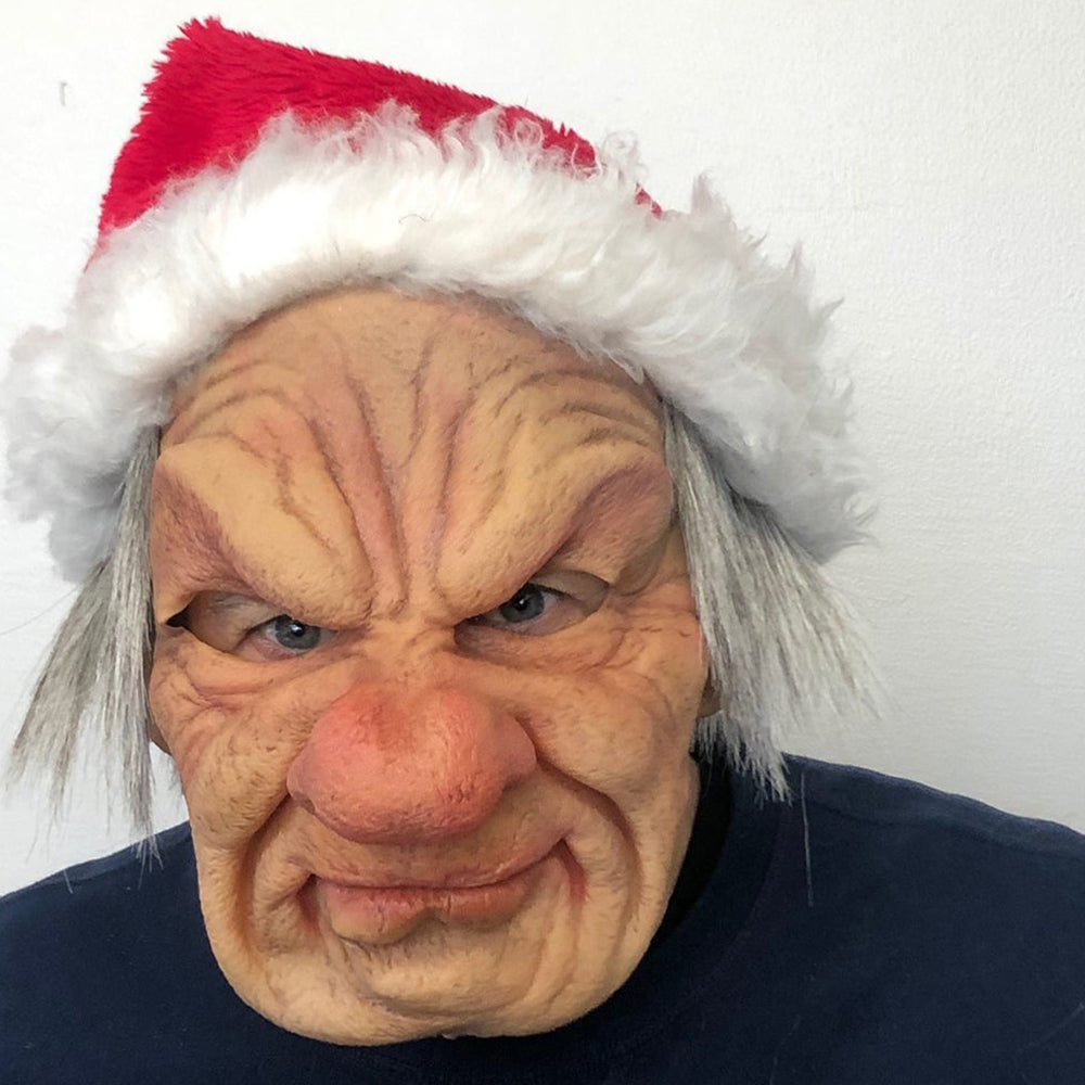 Dayhills | Realistic Old Man Mask – Halloween and Cosplay Latex Mask with Movable Mouth