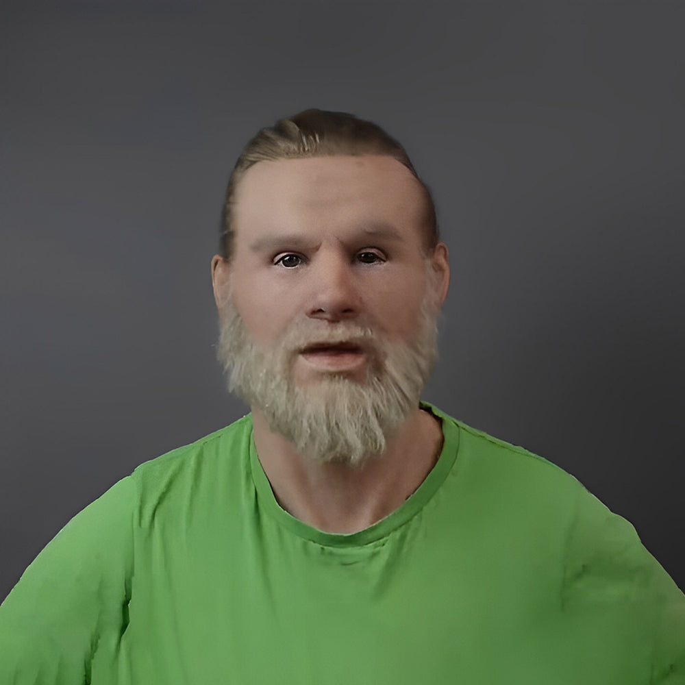Dayhills | Realistic Old Man Mask – Halloween and Cosplay Latex Mask with Movable Mouth