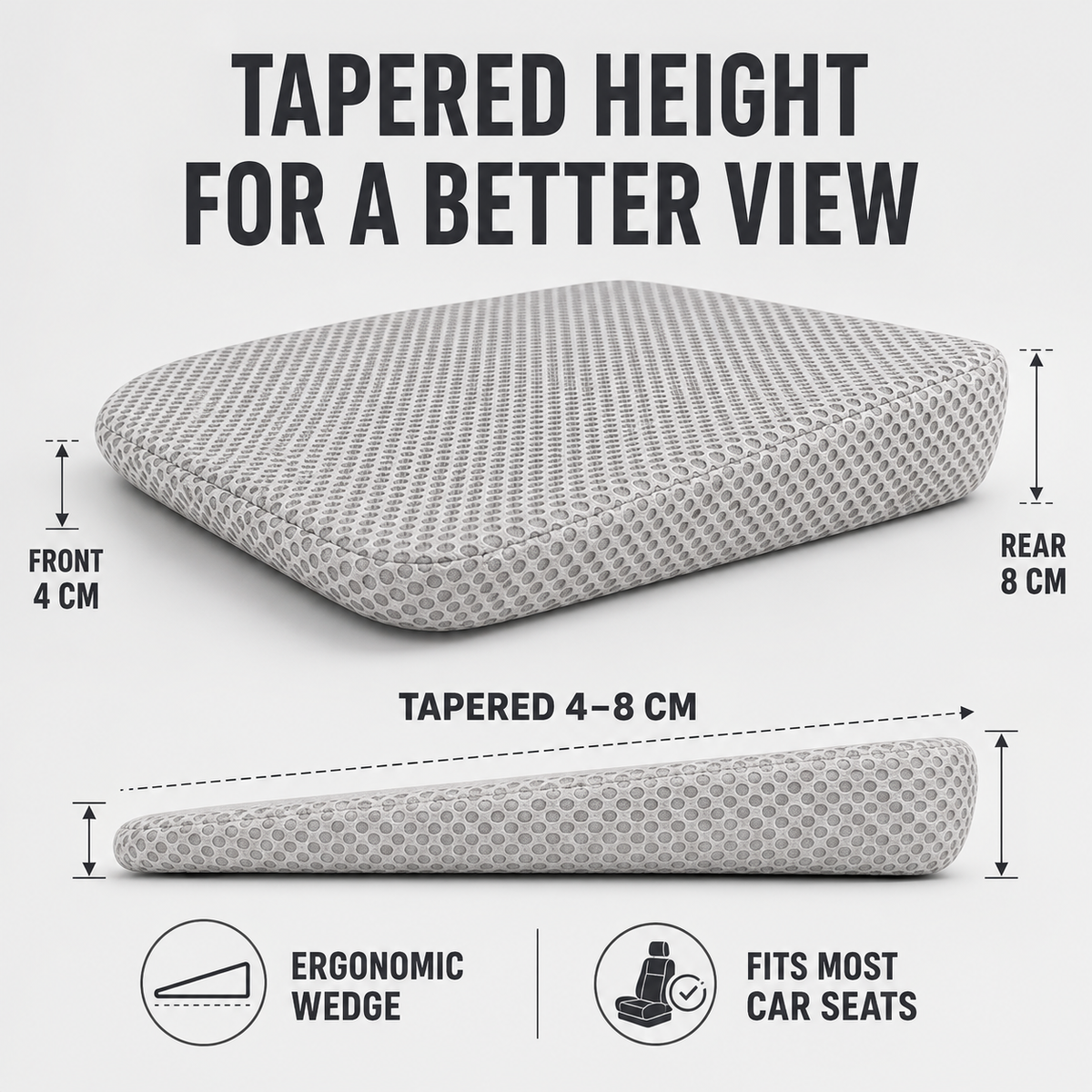 Dayhills | RideLift Breathable Honeycomb Seat Cushion