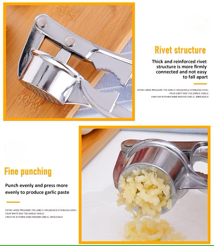 Dayhills | Robust Garlic Press Made of Stainless Steel