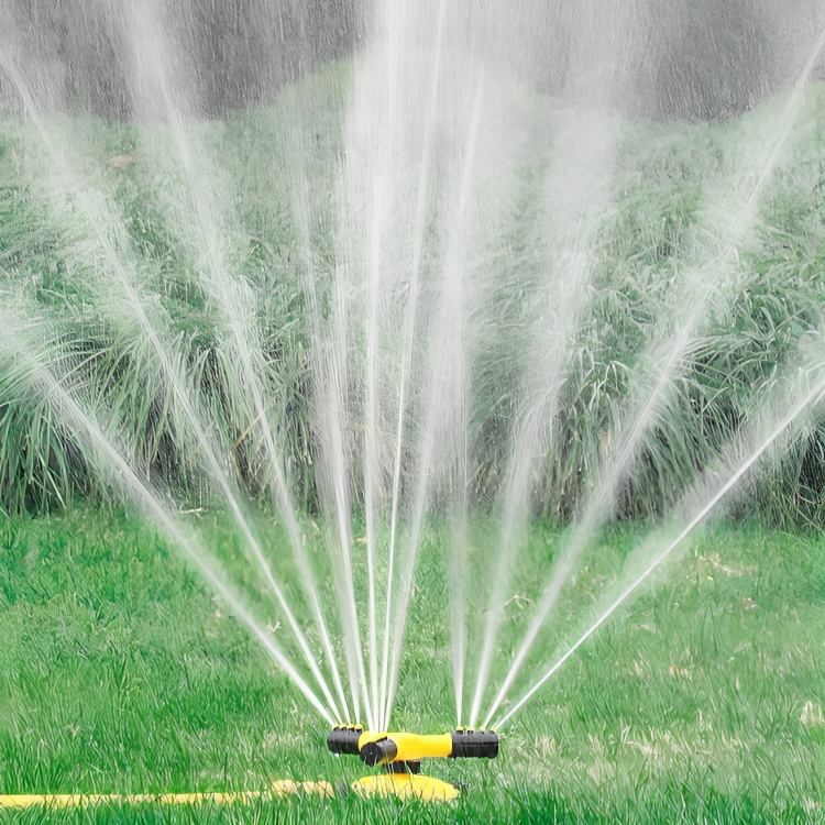 Dayhills | Rotating Sprinkler for Lawn | 360° Coverage, Water-Saving Technology & Adjustable Spray for Efficient Garden Irrigation