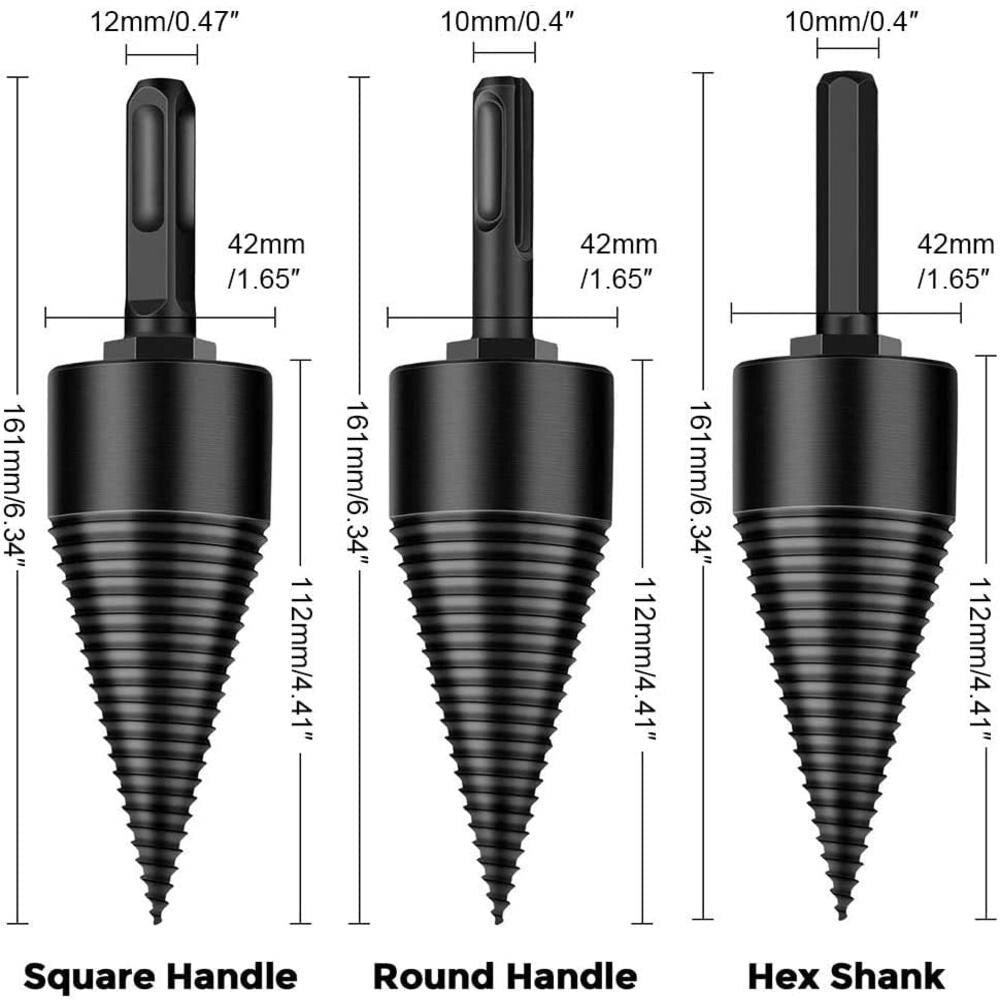 Dayhills Shank Firewood Drill Bit - Works With Any Drill
