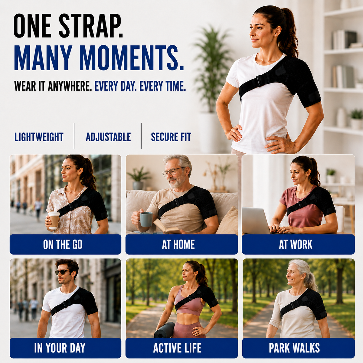 Dayhills | Shouldrax Adjustable Shoulder Support Wrap