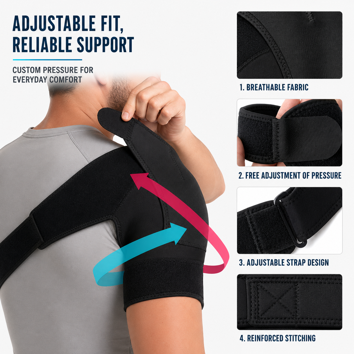 Dayhills | Shouldrax Adjustable Shoulder Support Wrap