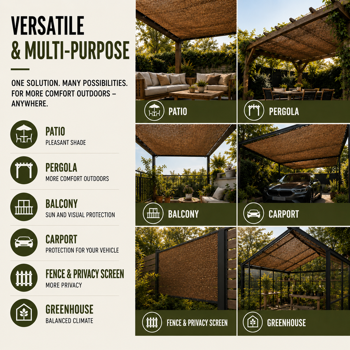 Dayhills | SolariMesh Outdoor Shade Canopy