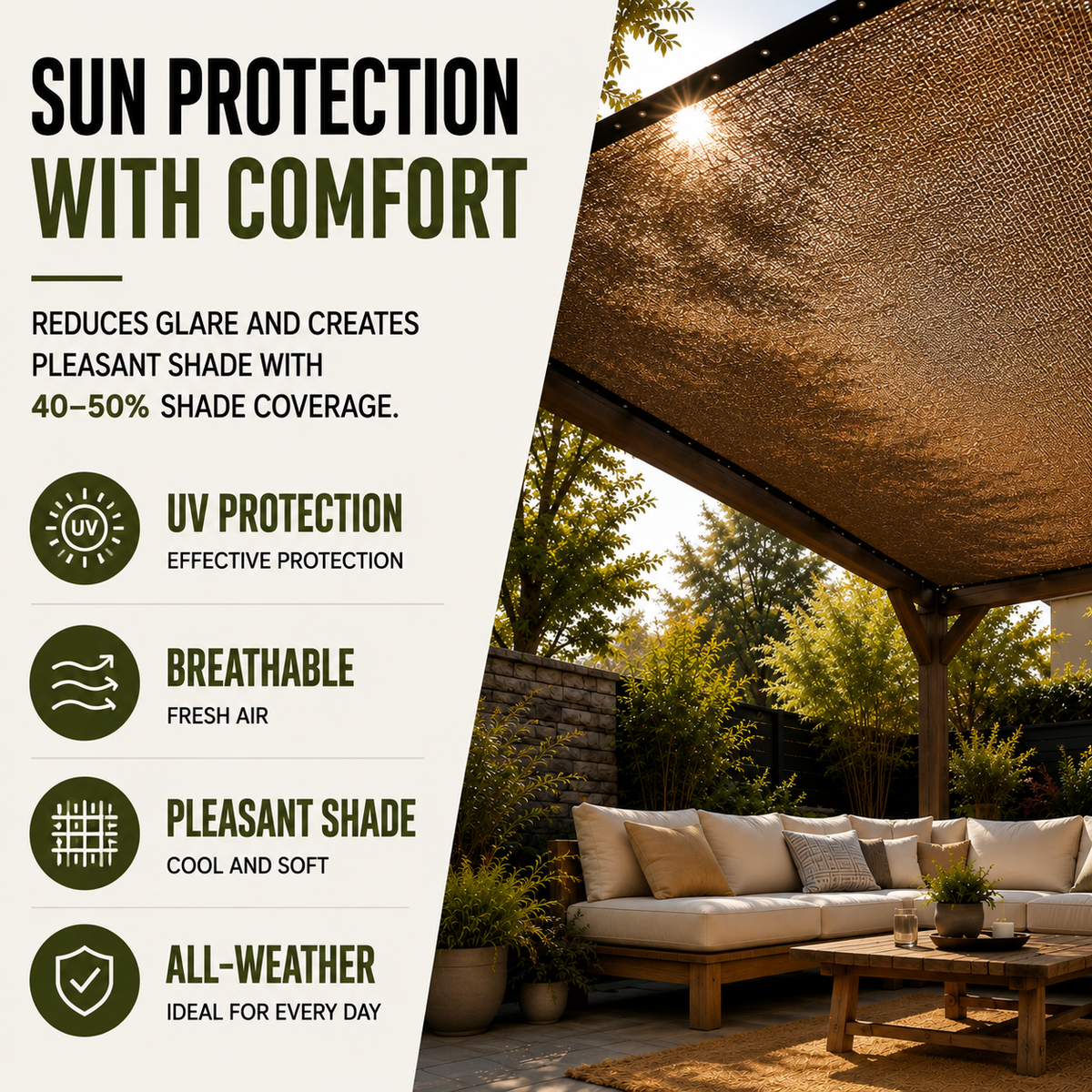 Dayhills | SolariMesh Outdoor Shade Canopy