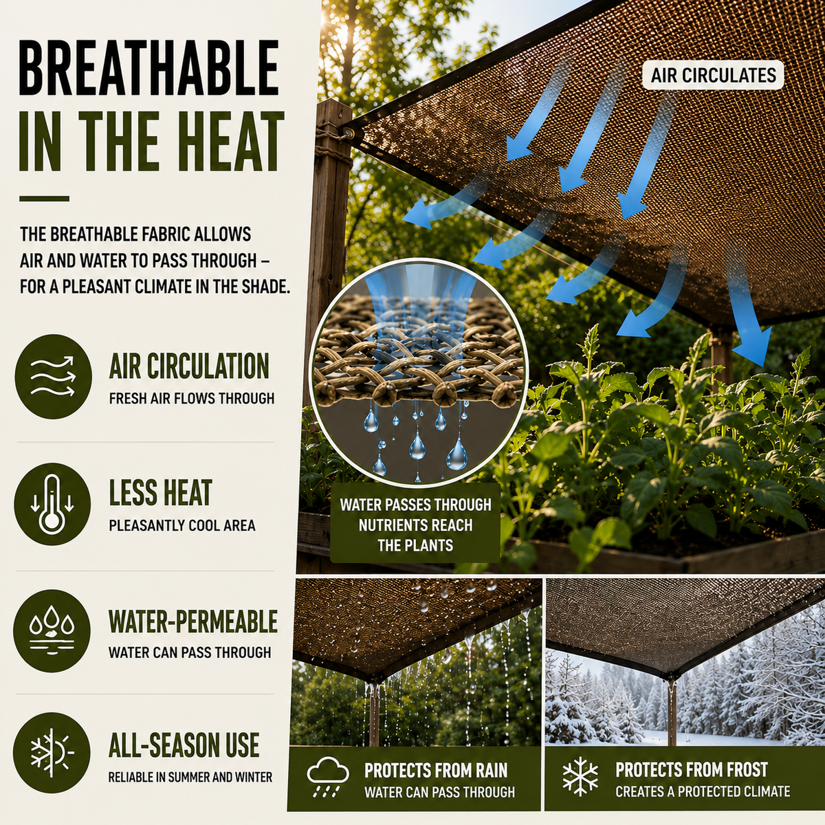 Dayhills | SolariMesh Outdoor Shade Canopy