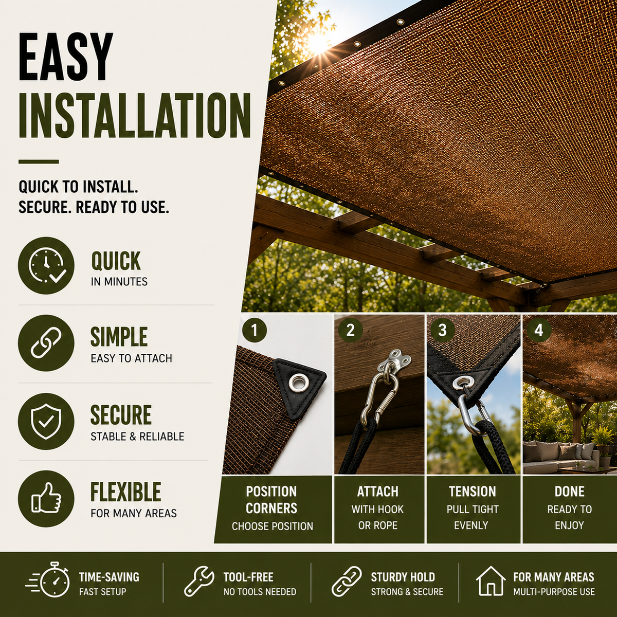 Dayhills | SolariMesh Outdoor Shade Canopy