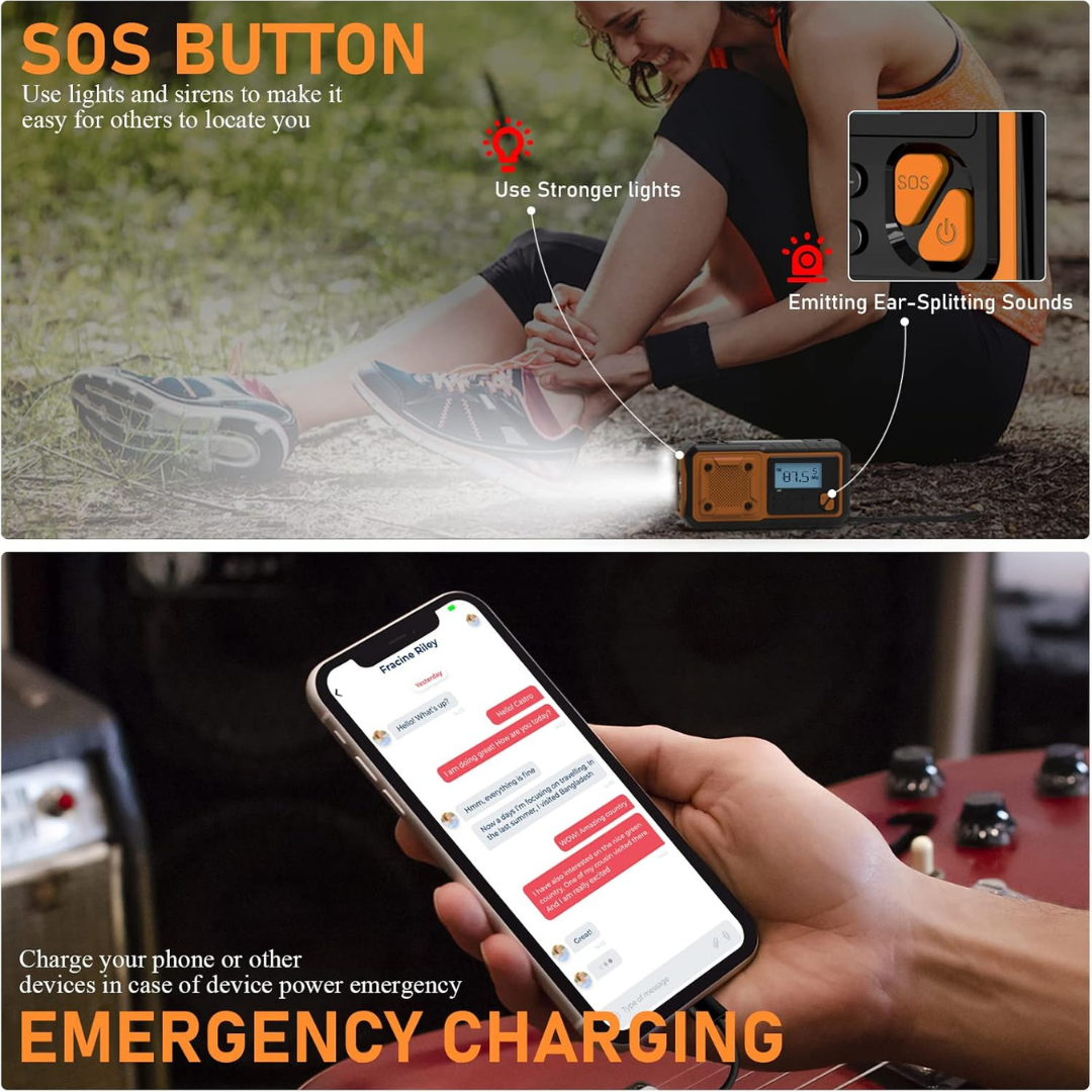Dayhills | Solavox Portable Emergency Crank Radio