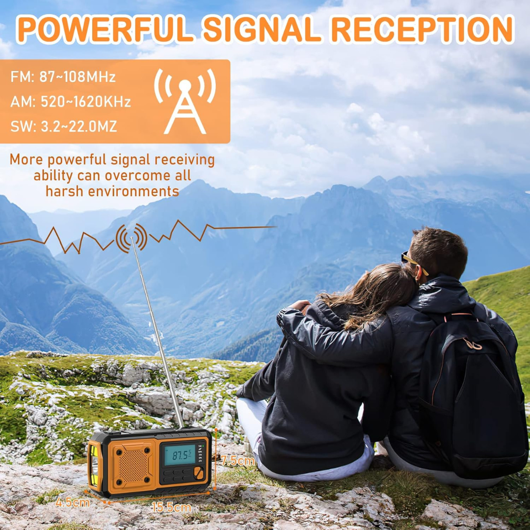 Dayhills | Solavox Portable Emergency Crank Radio