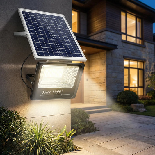 Dayhills | Soluxe Solar-Powered Outdoor Flood Light With Remote