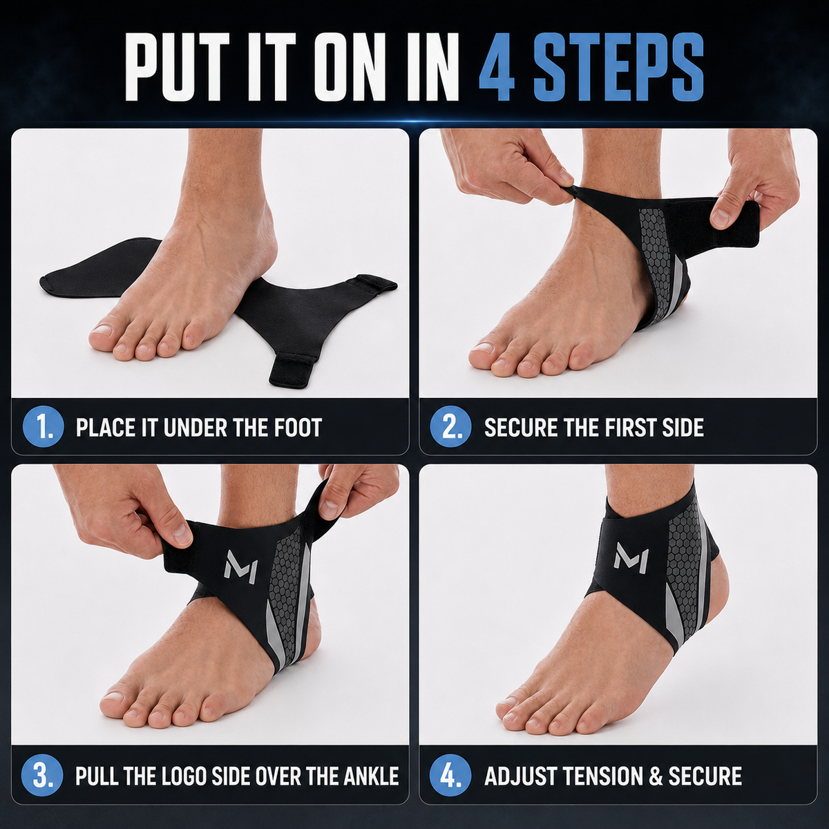 Dayhills | StrideSentry Adjustable Ankle Support Sleeve