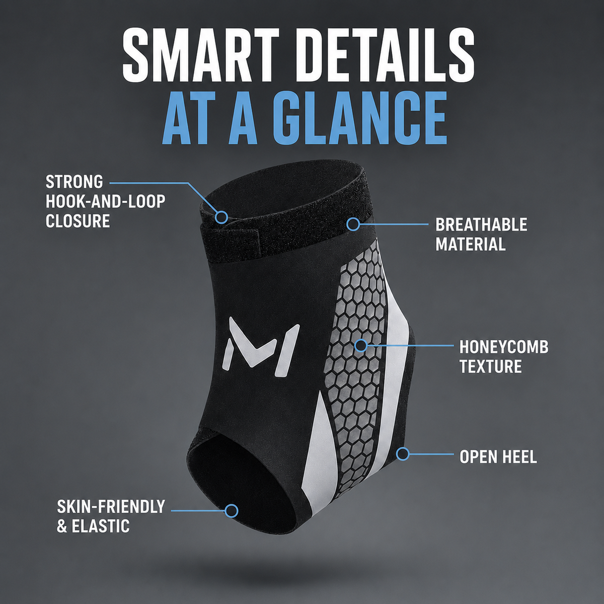 Dayhills | StrideSentry Adjustable Ankle Support Sleeve