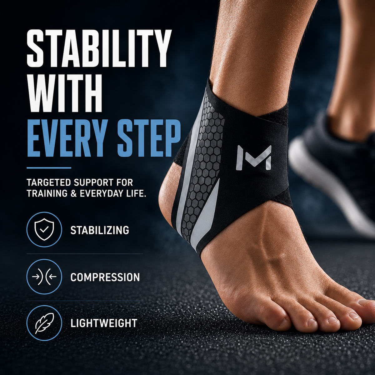 Dayhills | StrideSentry Adjustable Ankle Support Sleeve