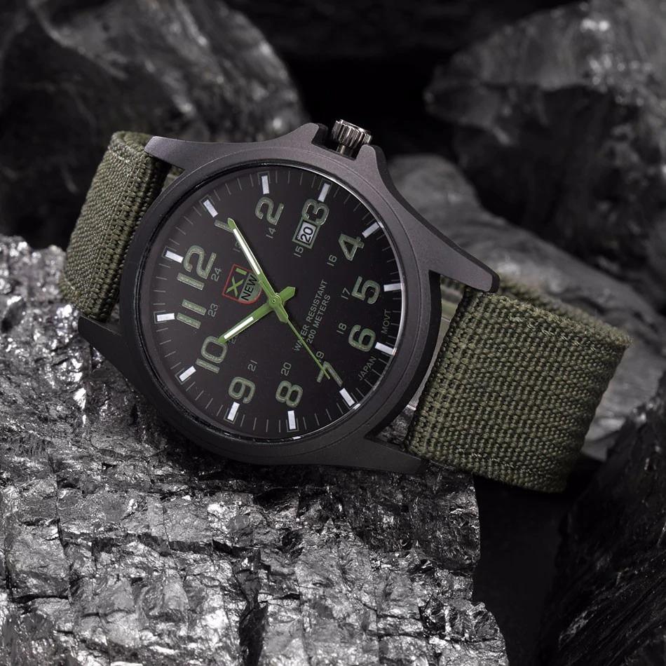 Dayhills | Tactical Men's Watch AdventureTime – Waterproof and Shock Resistant with LED