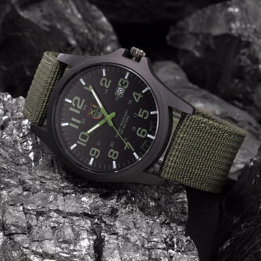 Dayhills | Tactical Men's Watch AdventureTime – Waterproof and Shock Resistant with LED