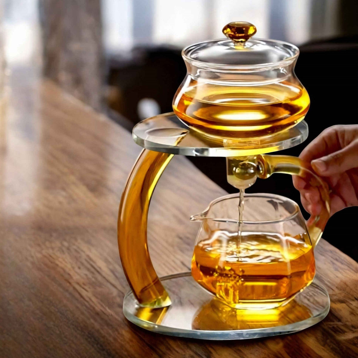 Dayhills | TranquiliTea – Magnetic Glass Infuser Teapot for Enhanced Flavor & Wellness