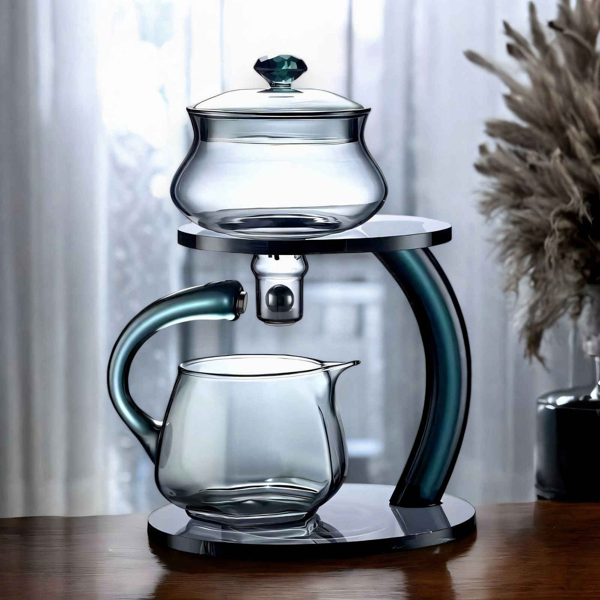 Dayhills | TranquiliTea – Magnetic Glass Infuser Teapot for Enhanced Flavor & Wellness