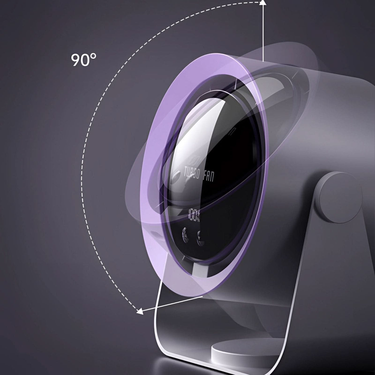 Dayhills | Turbo Blade-Free Fan with LED Display Quiet Cooling