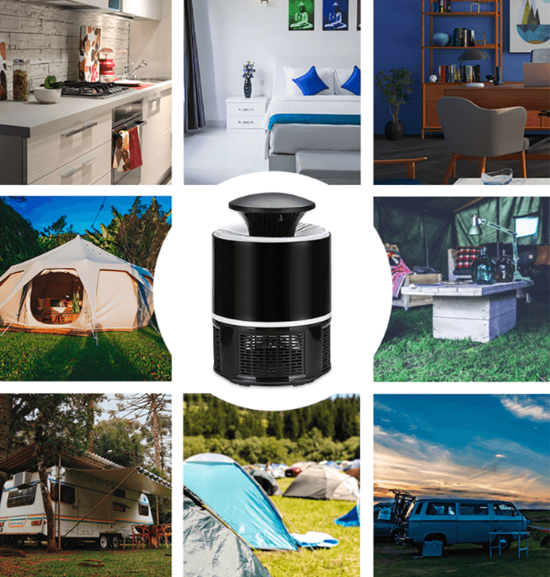 Dayhills | Ultra LED Mosquito Killer Lamp – Silent Insect Trap with UV Light & USB Charging for Indoor Use