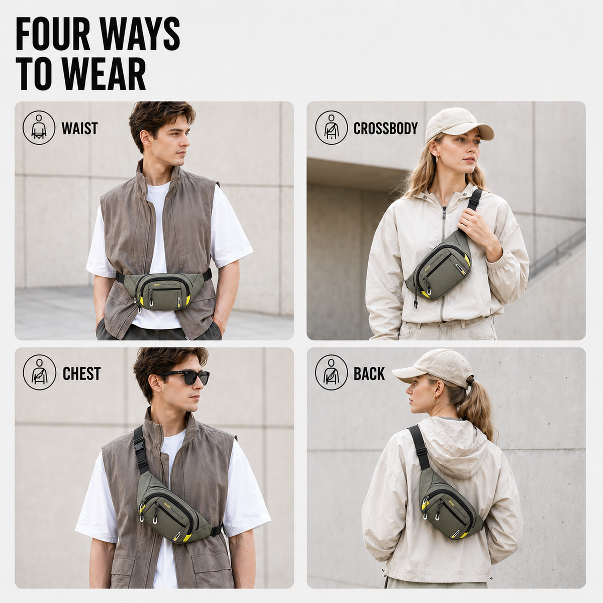 Dayhills | VeltroPack Slim Waist Pack