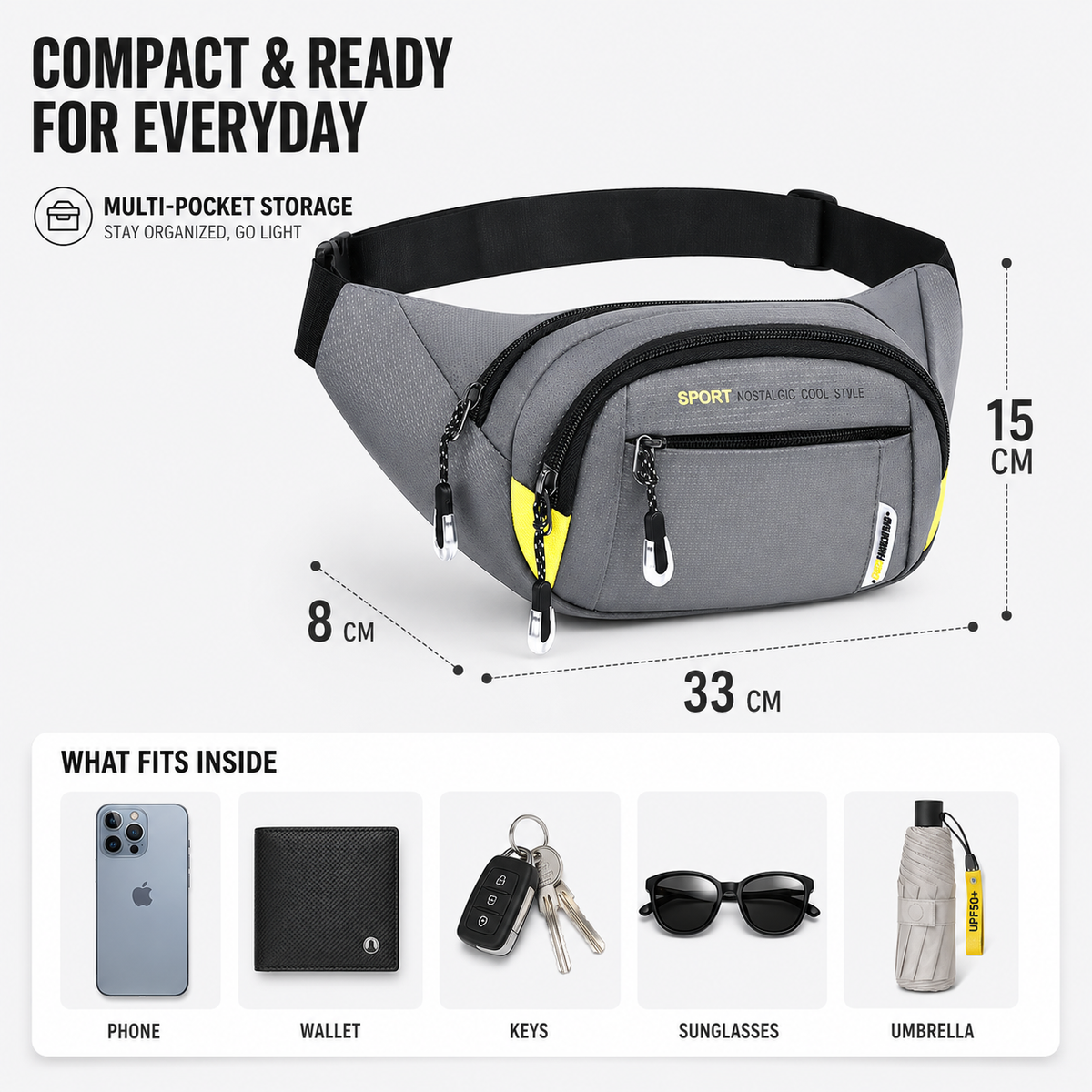 Dayhills | VeltroPack Slim Waist Pack