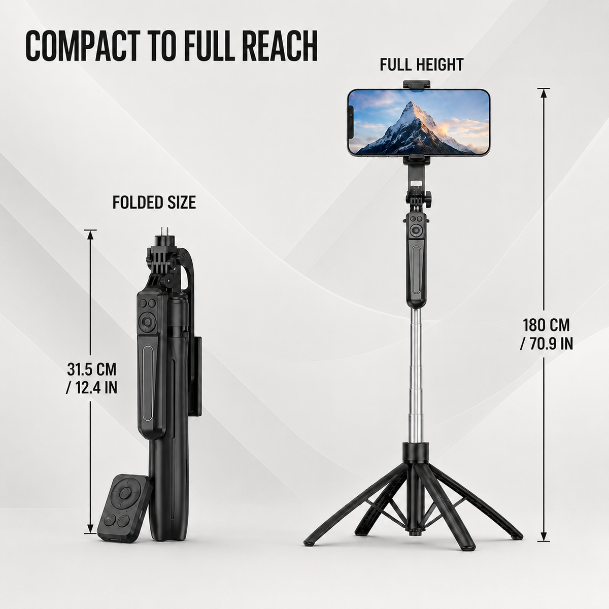 Collapsible Stainless Steel Tripod