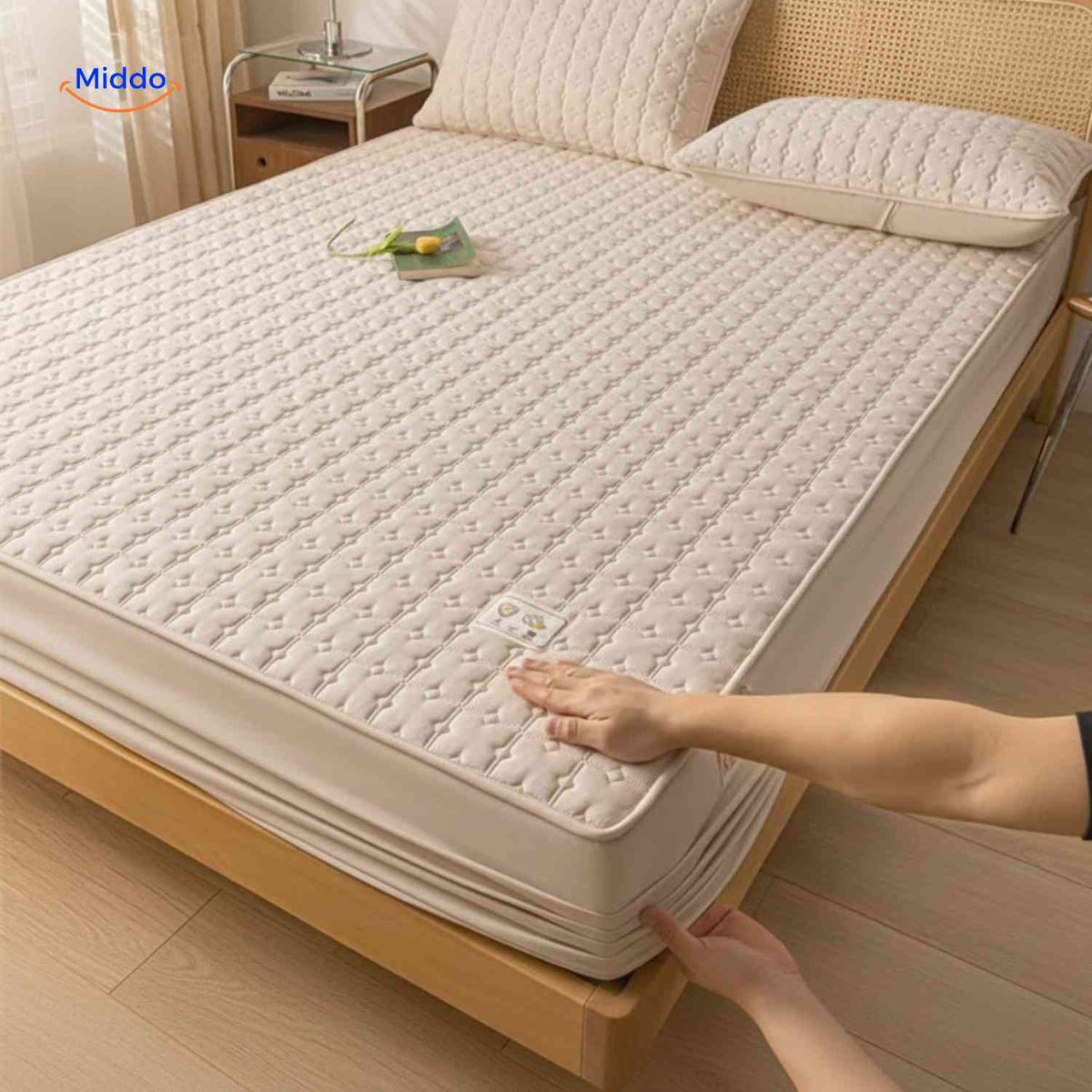 Comfortora™ Mattress Protector | Waterproof, Antibacterial, and Breathable